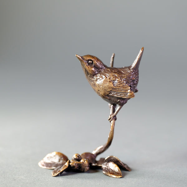 Bronze 'Wren' Miniature Sculpture.
