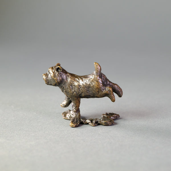 Bronze 'Westie' Miniature Sculpture.