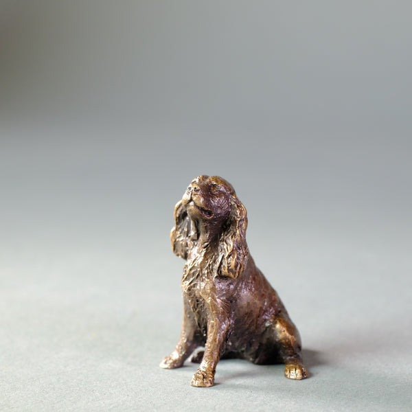 Bronze 'Spaniel' Miniature Sculpture.
