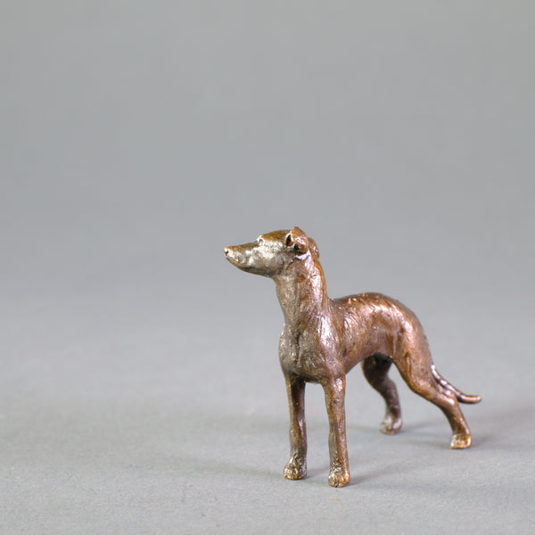 Bronze 'Lurcher' Miniature Sculpture.