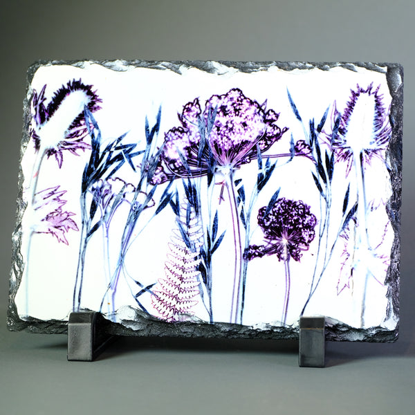 Polished Slate Plaque -'Peace and Calm'