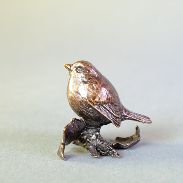 Bronze 'Robin' Miniature Sculpture.