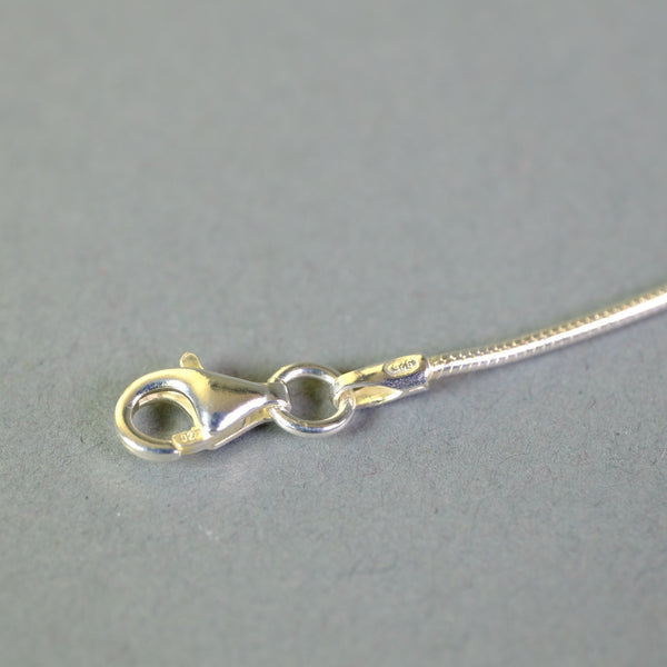 Tear Drop Sterling Silver and Amethyst Pendant.