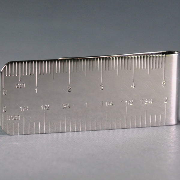 Ruler Money Clip.