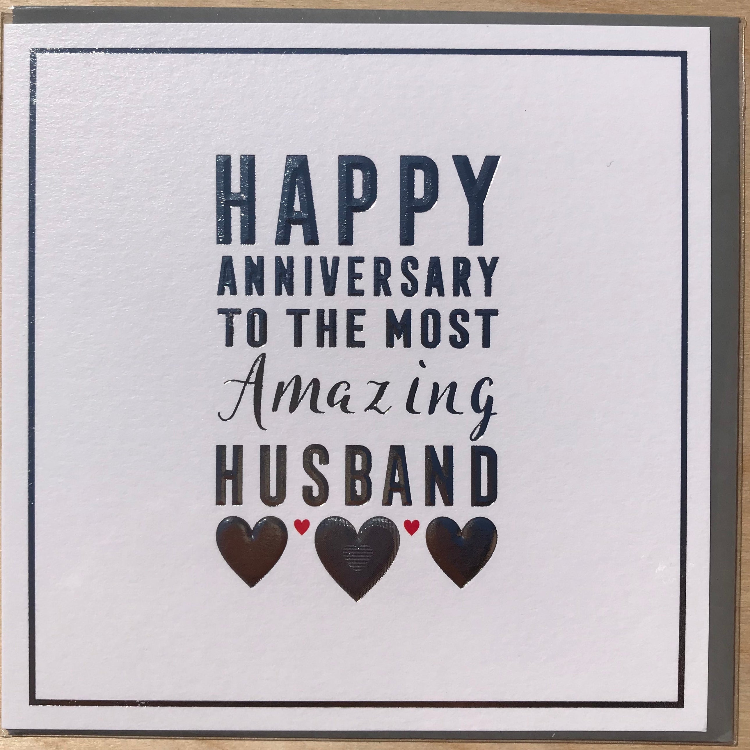 Happy anniversary amazing husband card smithsonia