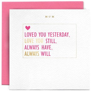 Mother's Day Card by Susan O'Hanlon.