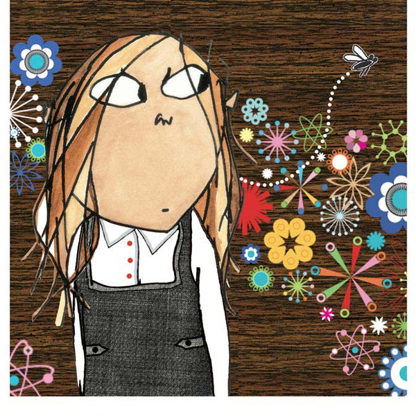 'Clarice Bean, Don't Look Now' Mounted Limited Edition Print by Lauren Child.