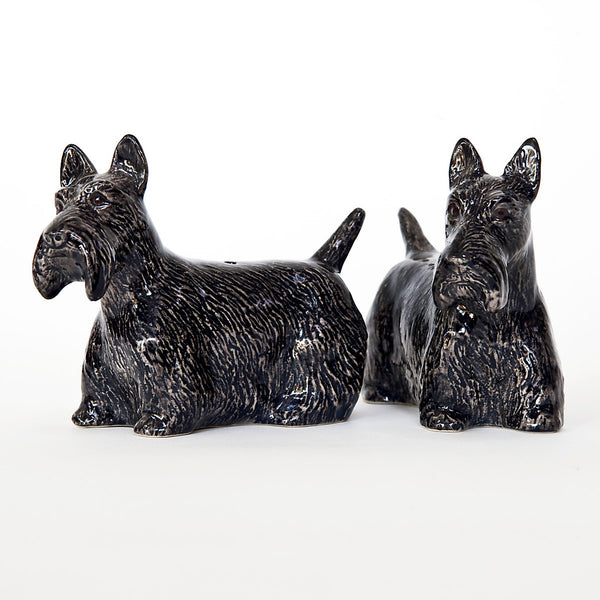 Ceramic 'Scottie' Salt and Pepper Set by Quail