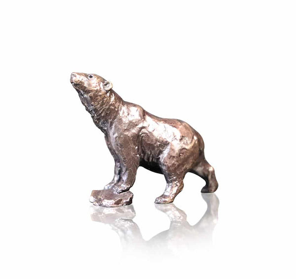 Bronze 'Polar Bear' Miniature Sculpture.