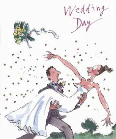 Quentin Blake 'Wedding Day' Card.