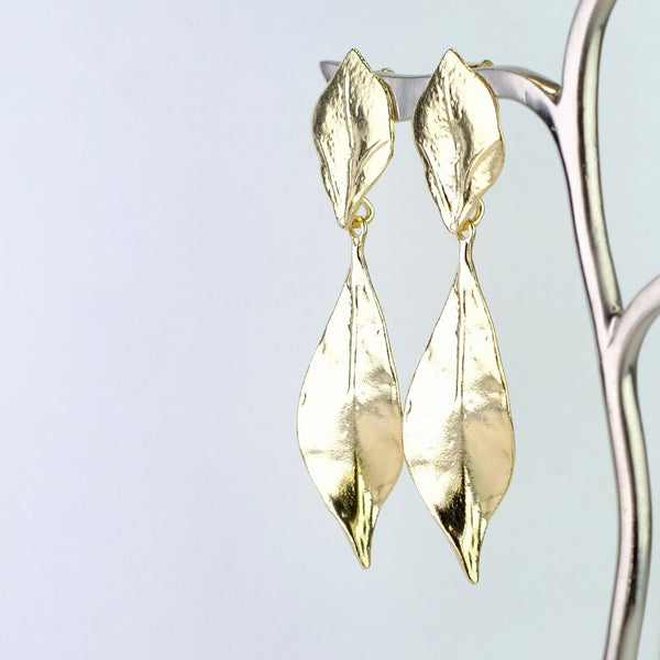 Elegant Gold Plated on Silver Earrings by JB Designs.