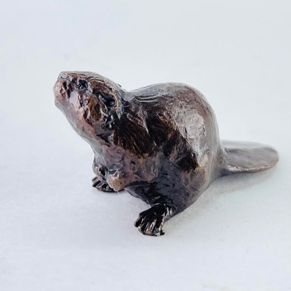 Bronze 'Beaver' Miniature Sculpture.