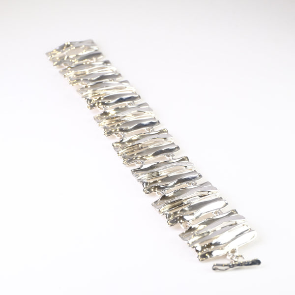 'Show stopper' Solid Sterling Silver Bracelet.