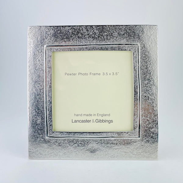 Handmade Raised Line Design Pewter Photograph Frame ( 3.5