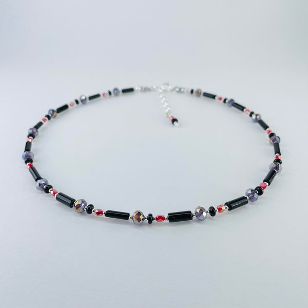 Art Deco Inspired Bead Necklace by Emily Merrix.