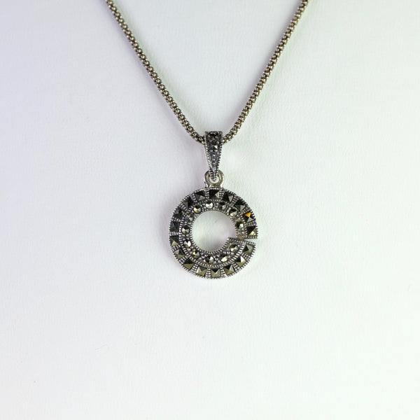 Marcasite hot sale pendant necklace