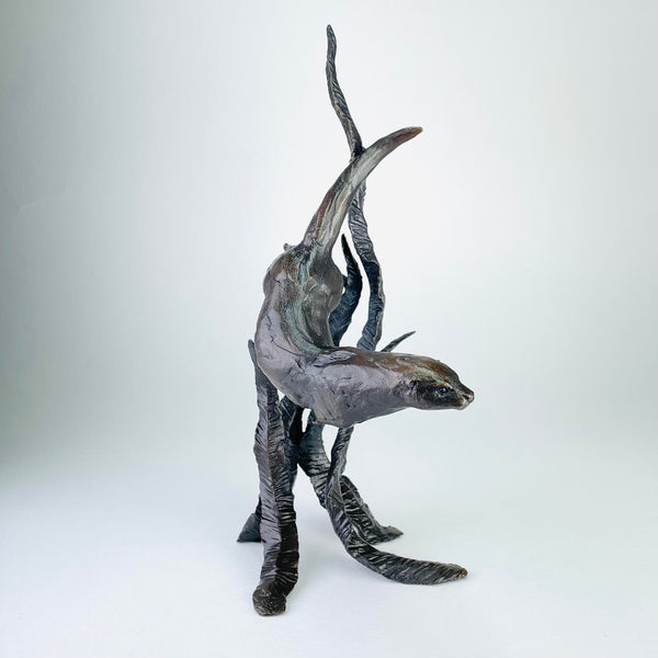 Bronze' Water Meadow Otter' by Michael Simpson.