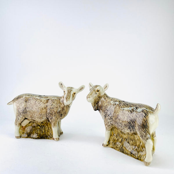 Ceramic 'Toggenburg Goat' Salt and Pepper Set by Quail