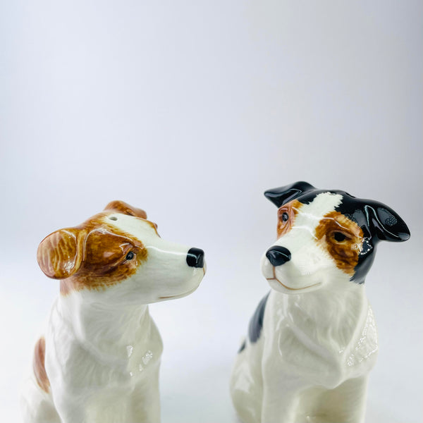 Ceramic 'Jack Russel' Salt and Pepper Set by Quail