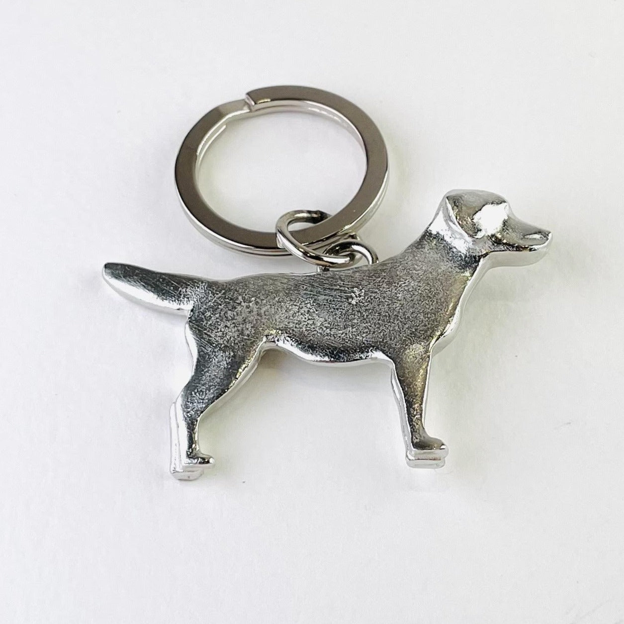 Pewter Labrador Dog Key Ring. – Smithsonia