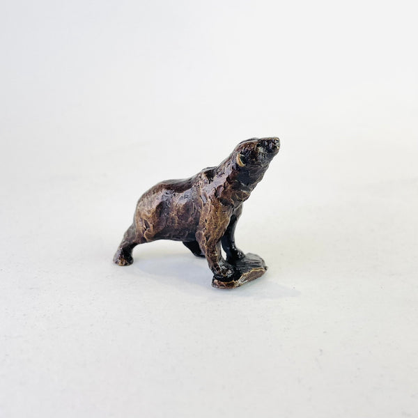 Bronze 'Polar Bear' Miniature Sculpture.