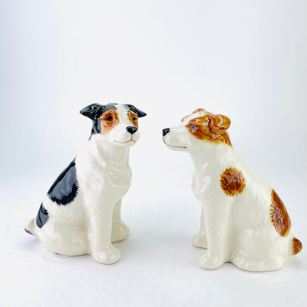 Ceramic 'Jack Russel' Salt and Pepper Set by Quail