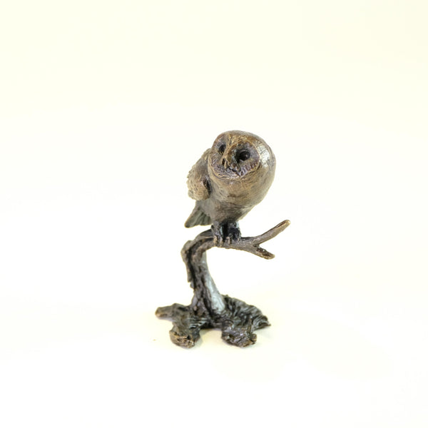 Bronze 'Tawny Owl' Miniature Sculpture.