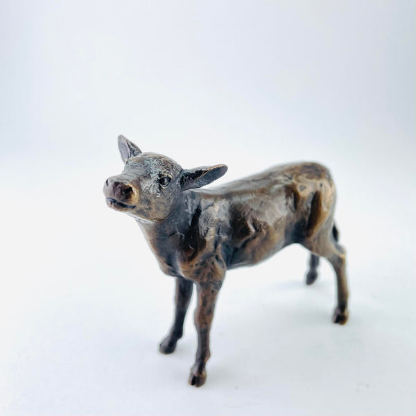 Limited Edition 'Small Calf' Bronze by Michael Simpson