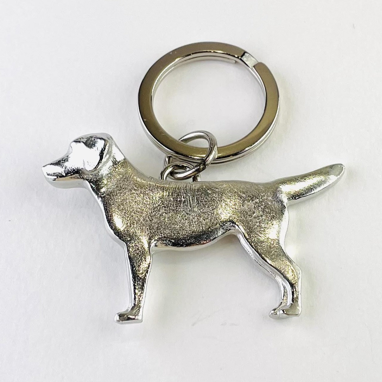 Pewter Labrador Dog Key Ring. – Smithsonia