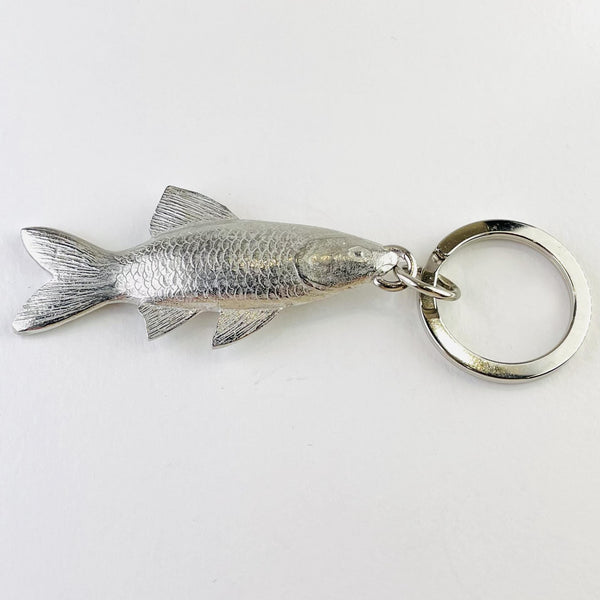 Pewter Fish Key Ring