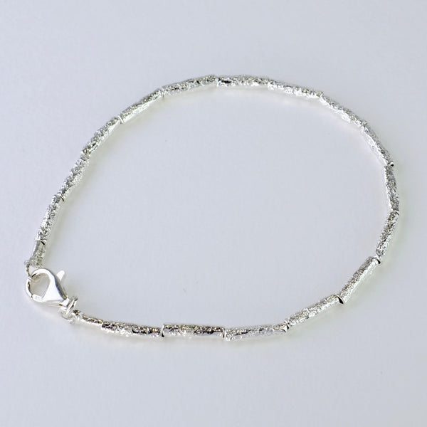 Fine Sterling Silver Tube Bracelet by JB Designs.