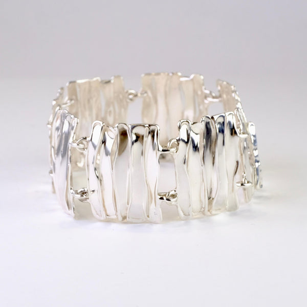 'Show stopper' Solid Sterling Silver Bracelet.