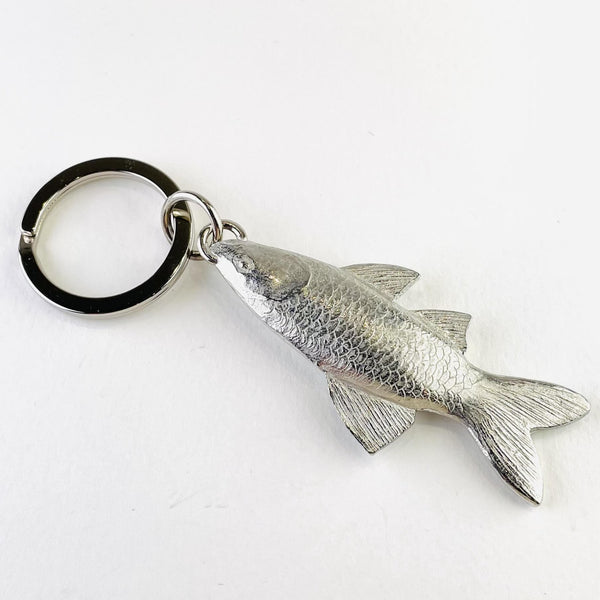 Pewter Fish Key Ring