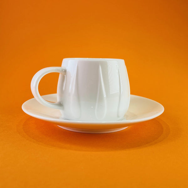 'Tulip' Bone China Jewel Espresso Cup and Saucer.