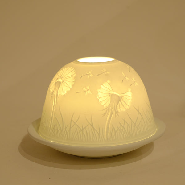 Tea Light Holder, Dandelion Design