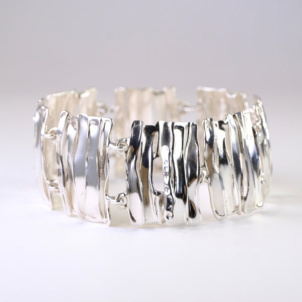 'Show stopper' Solid Sterling Silver Bracelet.