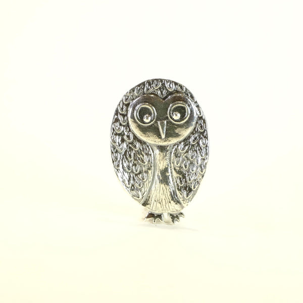 Silver Owl Brooch by JB Designs.