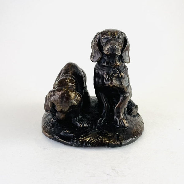 Limited Edition Bronze Sculpture of a Pair of Spaniels.