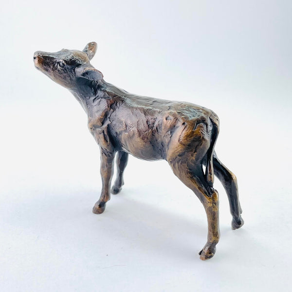 Limited Edition 'Small Calf' Bronze by Michael Simpson